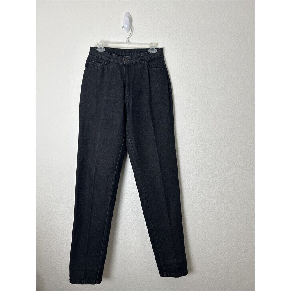 VTG GAP Womens Jeans Black 28x32 TAG 13/14 Hi Rise Black Denim